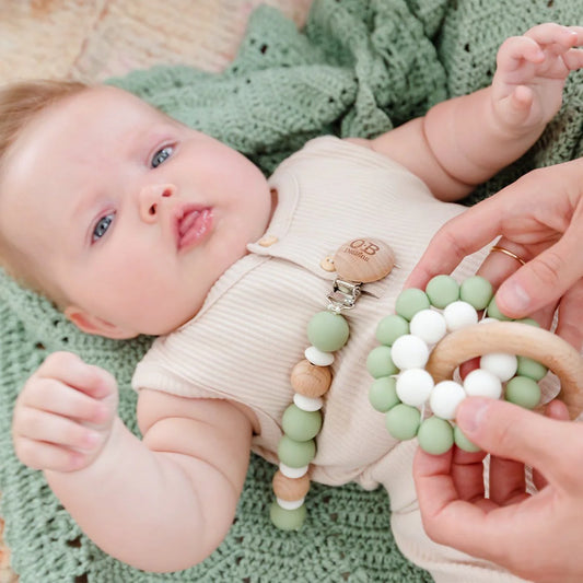 OB Designs Mint Eco-Friendly Teether Toy