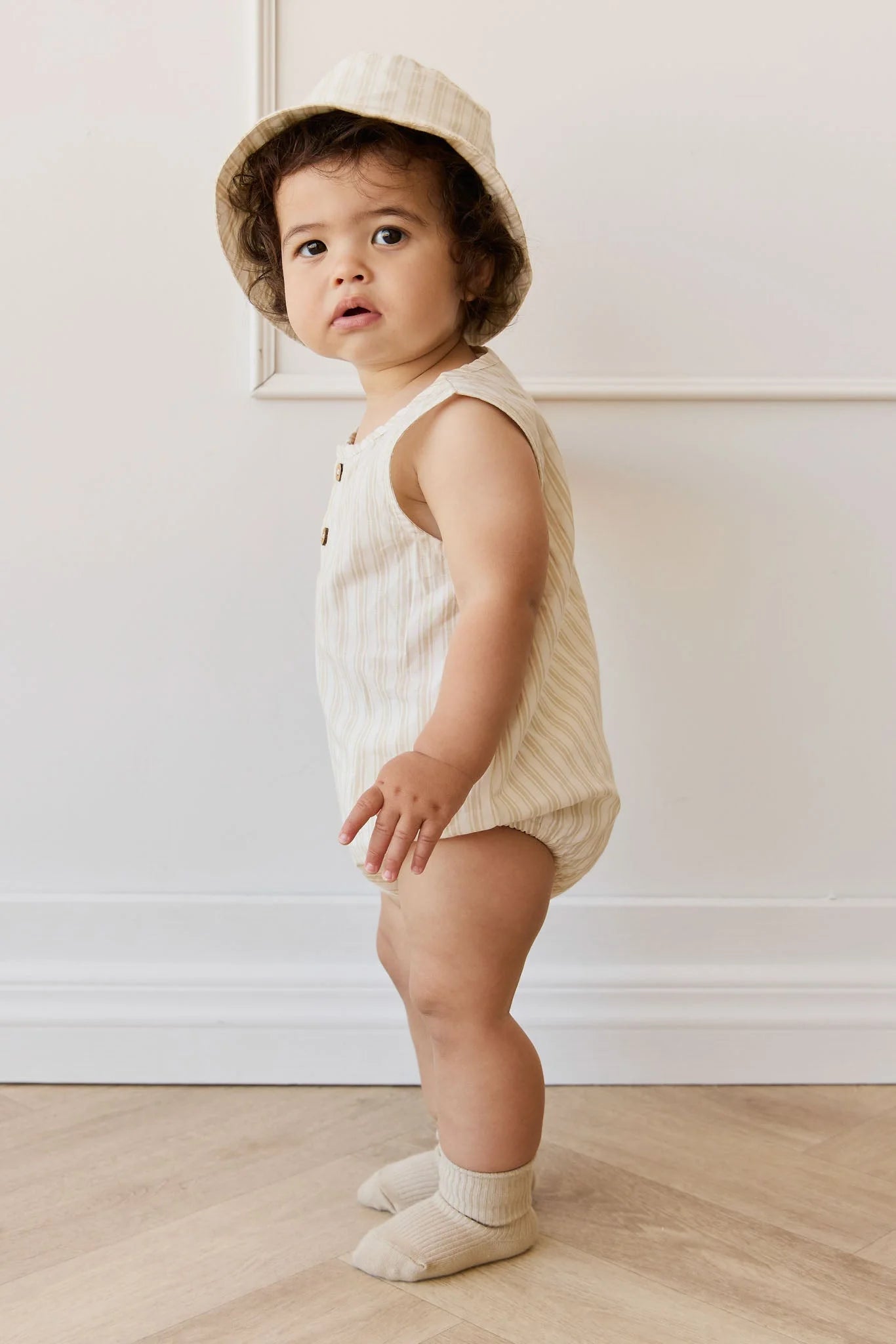 Jamie Kay Archie Playsuit Variegated Stripe Foam