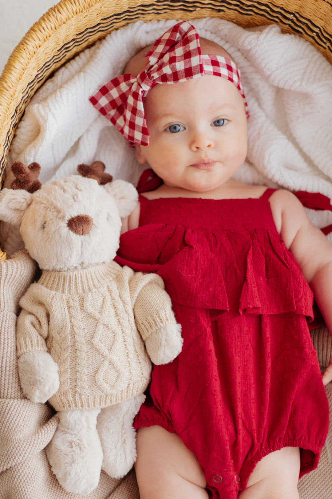 Blossom & Pear Scarlett Dobby Tie Romper