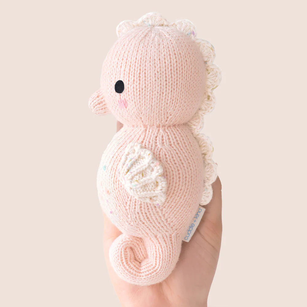 Cuddle + Kind Baby Seahorse Powder Pink