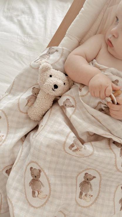 Pop Ya Tot Ted & Duck Swaddle Wrap