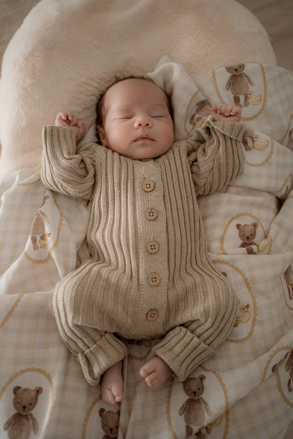Pop Ya Tot Ted & Duck Swaddle Wrap