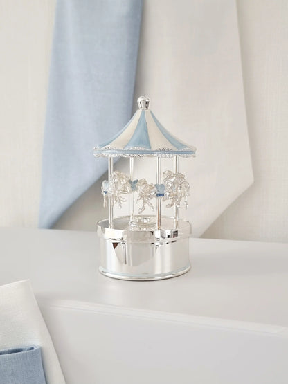 Russell Collection Blue Rocking Horse Carousel