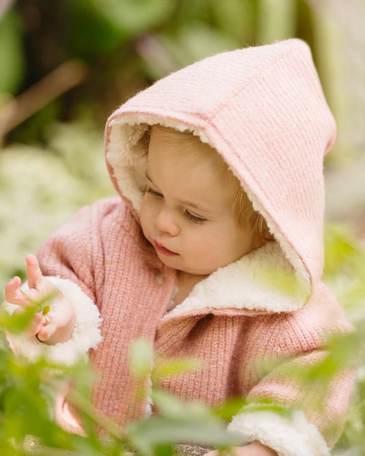 Bébé by Minihaha Sherbert Knitted Hooded Jacket