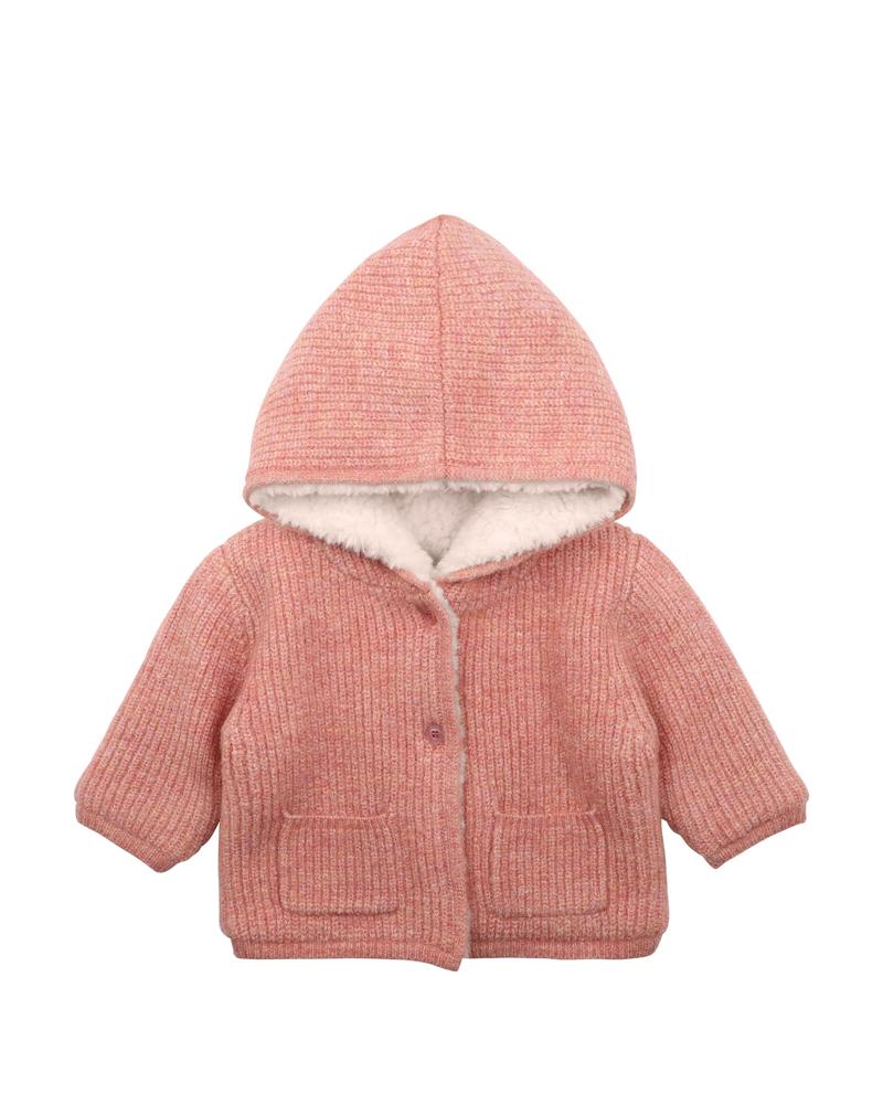 Bébé by Minihaha Sherbert Knitted Hooded Jacket