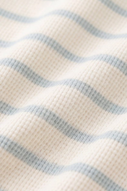 Jamie Kay Waffle Leith Shorts James Stripe Reef/Cloud