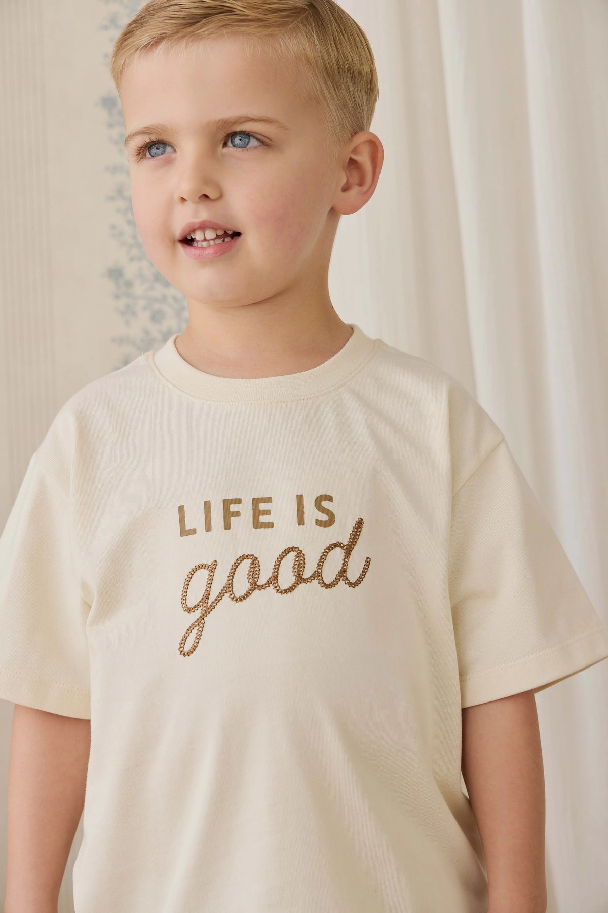 Jamie Kay Bjorn Tee Cloud Life is Good