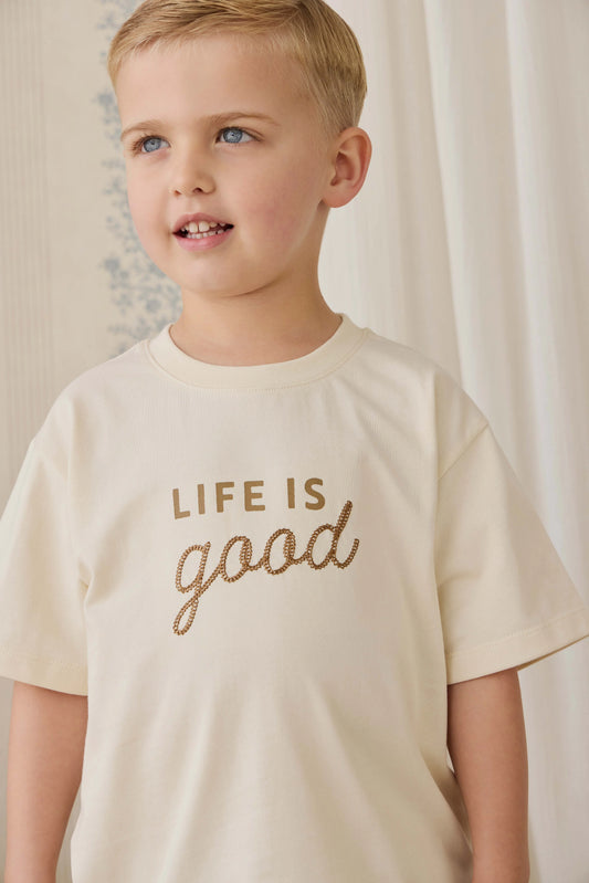 Jamie Kay Bjorn Tee Cloud Life is Good