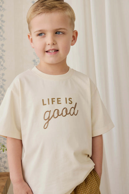 Jamie Kay Bjorn Tee Cloud Life is Good