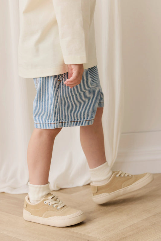 Jamie Kay Reid Denim Shorts Holiday Stripe