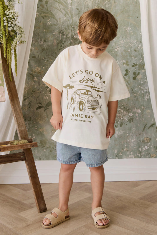 Jamie Kay Kane Denim Shorts Light Wash