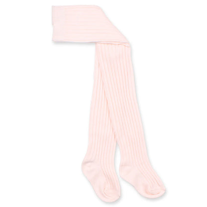 Minihaha Pale Pink Plain Rib Tights