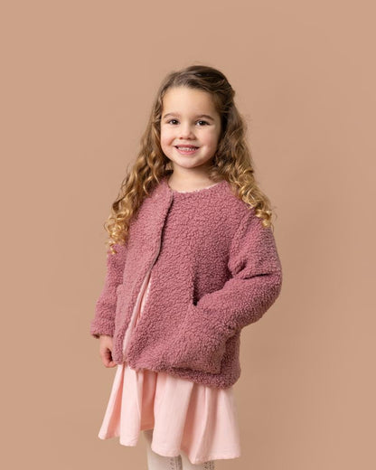 Bébé by Minihaha Pink Piper Teddy Jacket