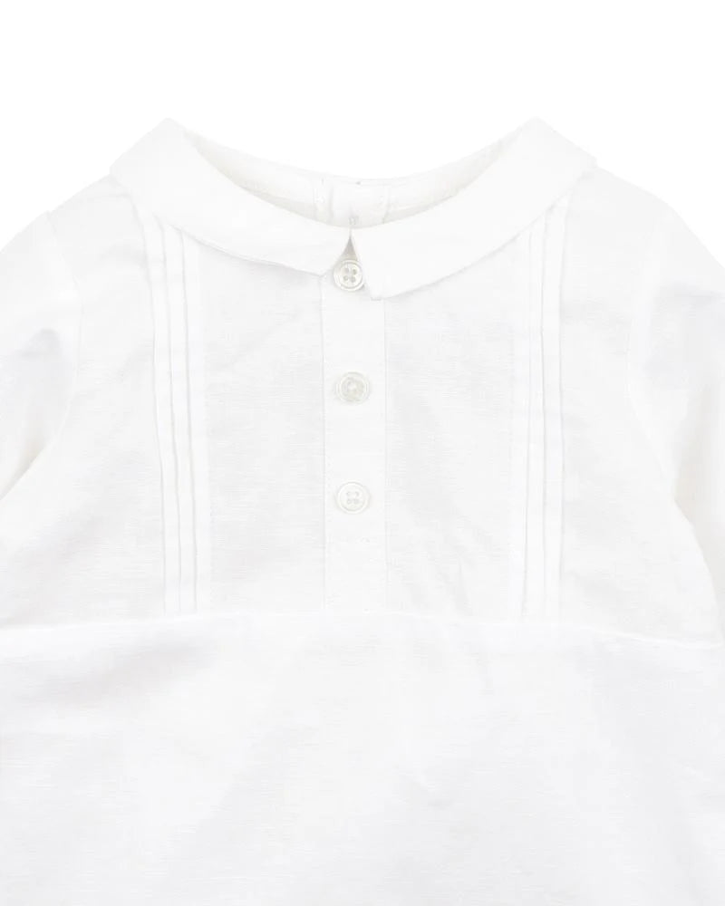 Bébé by Minihaha Liam Linen Blend Romper