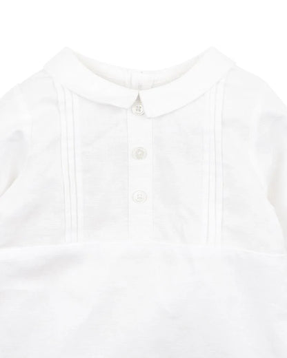 Bébé by Minihaha Liam Linen Blend Romper