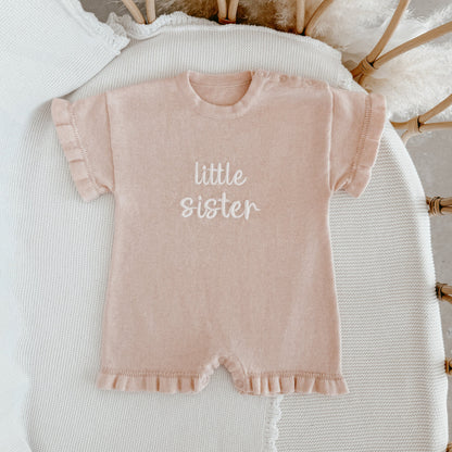 Blossom & Pear 'Little Sister' Playsuit Pink Lemonade