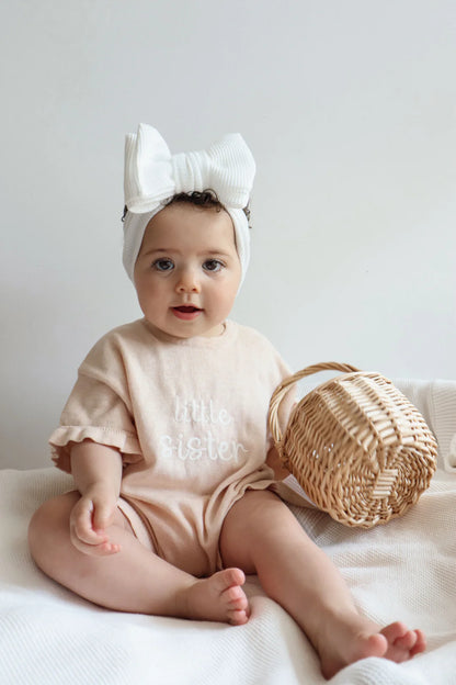 Blossom & Pear 'Little Sister' Playsuit Pink Lemonade