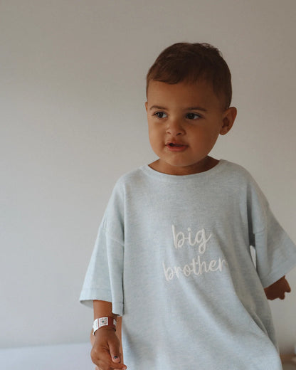 Blossom & Pear 'Big Brother' Tee Powder Blue