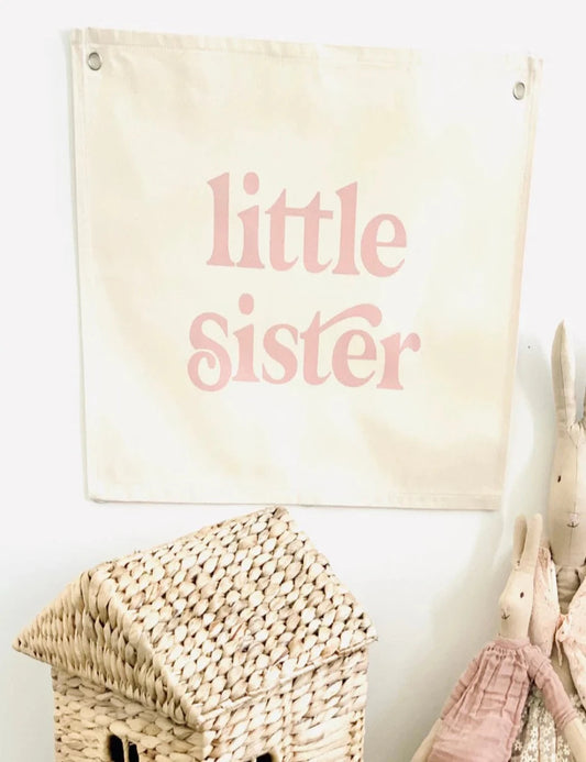 Little Nordic Sol ‘Little Sister’ Wall Banner