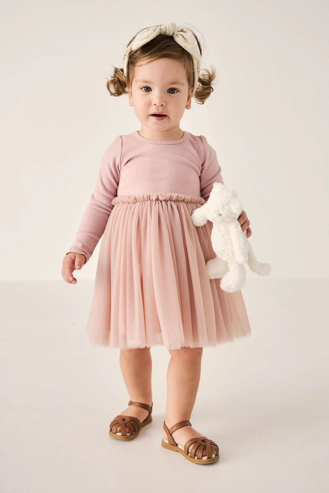 Jamie Kay Anna Tulle Dress Powder Pink