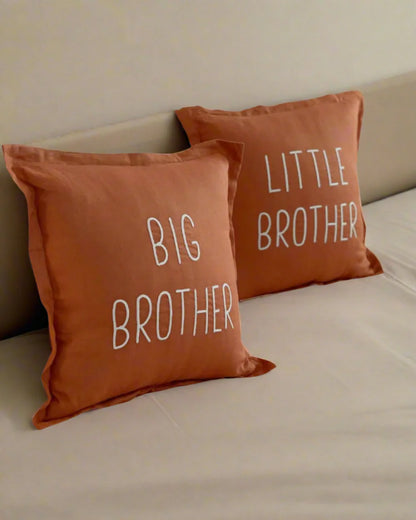 Little Nordic Sol ‘Big Brother’ Linen Cushion with Insert