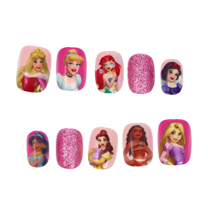 Pink Poppy Disney Princess Press On Nails