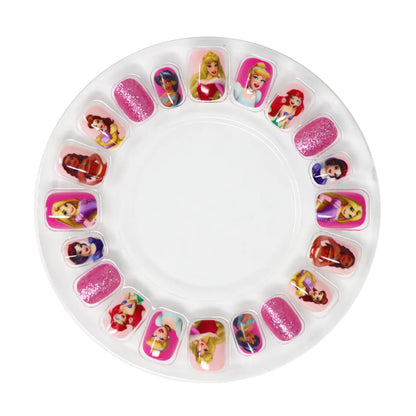 Pink Poppy Disney Princess Press On Nails