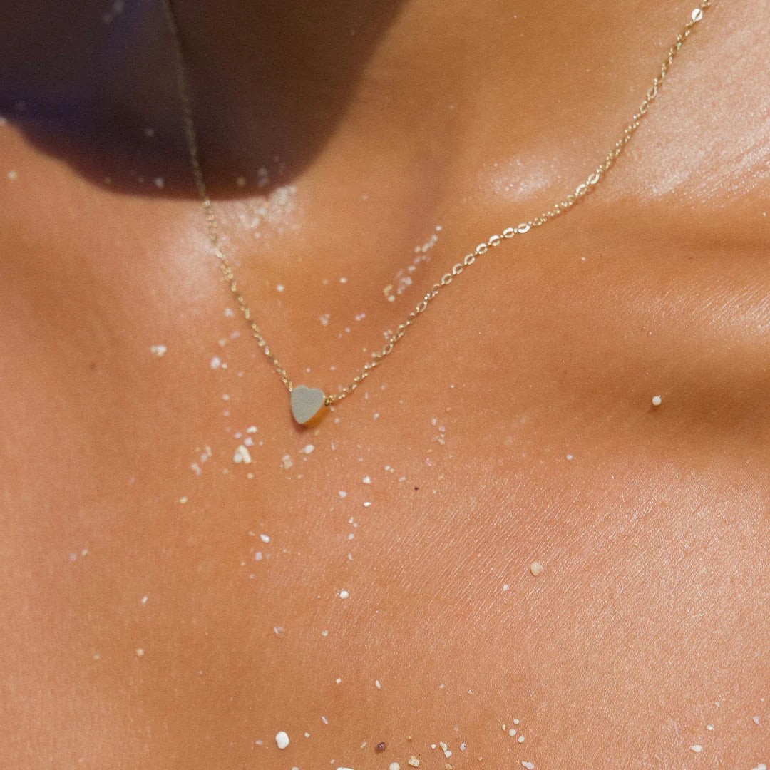 LBD Mummy & Me Mother & 2 Daughters Heart Necklaces Gold