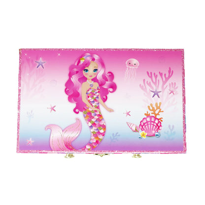 Pink Poppy Mermazing Mermaid Musical Jewellery Box Medium