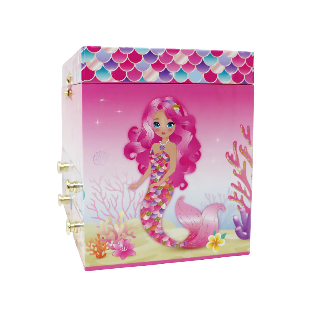 Pink Poppy Mermazing Mermaid Musical Jewellery Box Medium