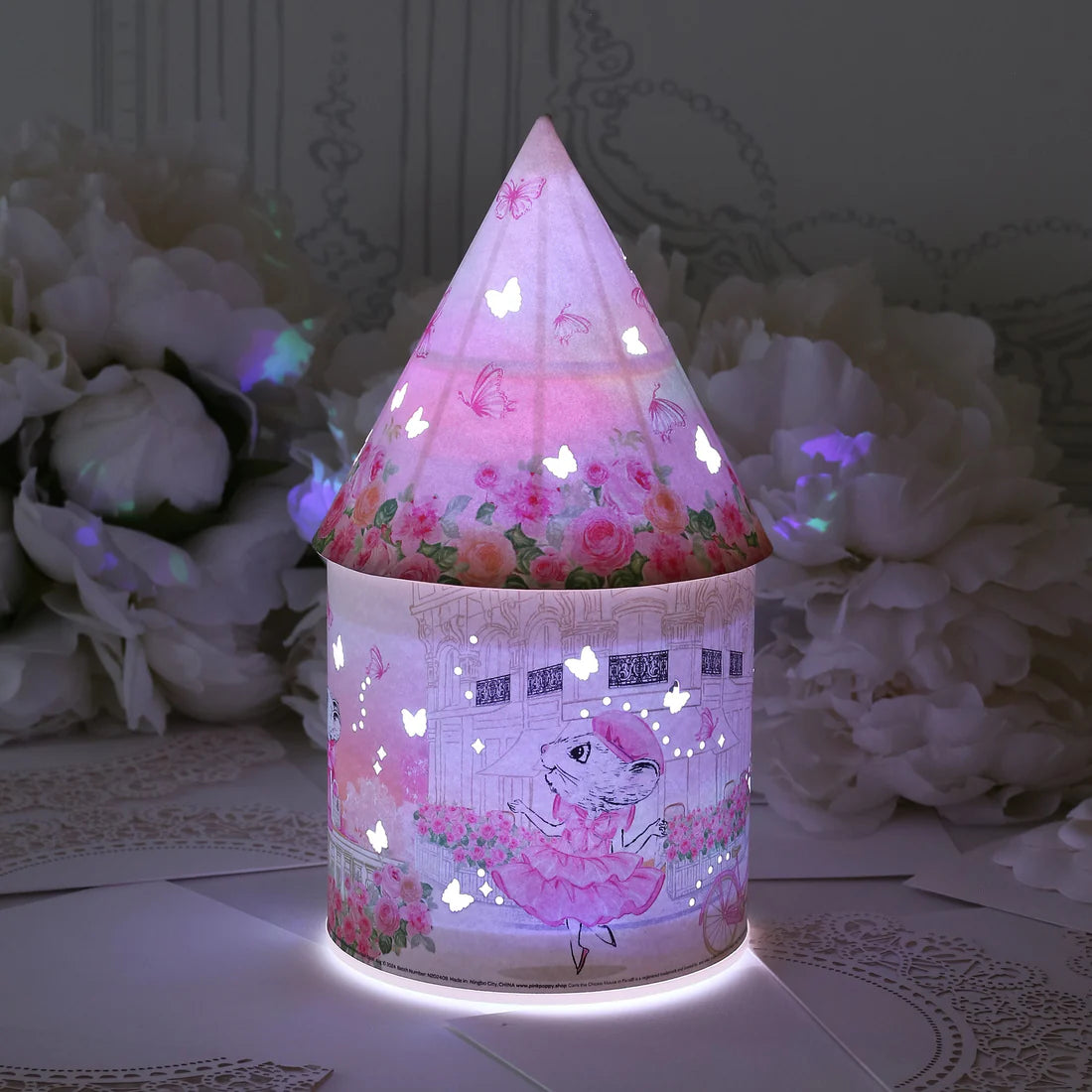 Claris the Chicest Mouse in Paris Colour Changing LED Lantern