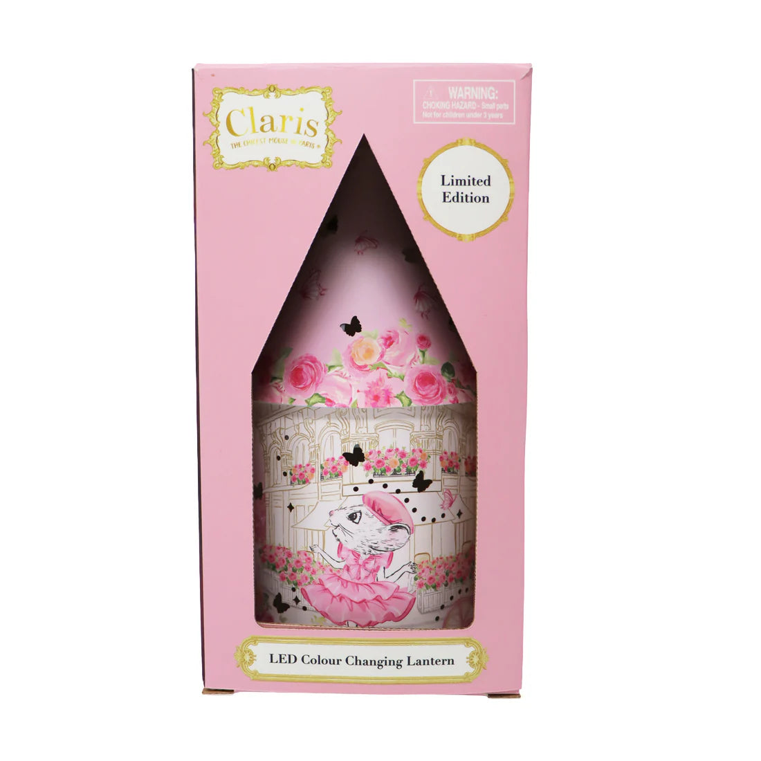 Claris the Chicest Mouse in Paris Colour Changing LED Lantern