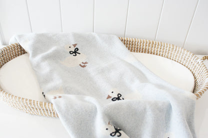 Alimrose Duck Baby Blanket Blue