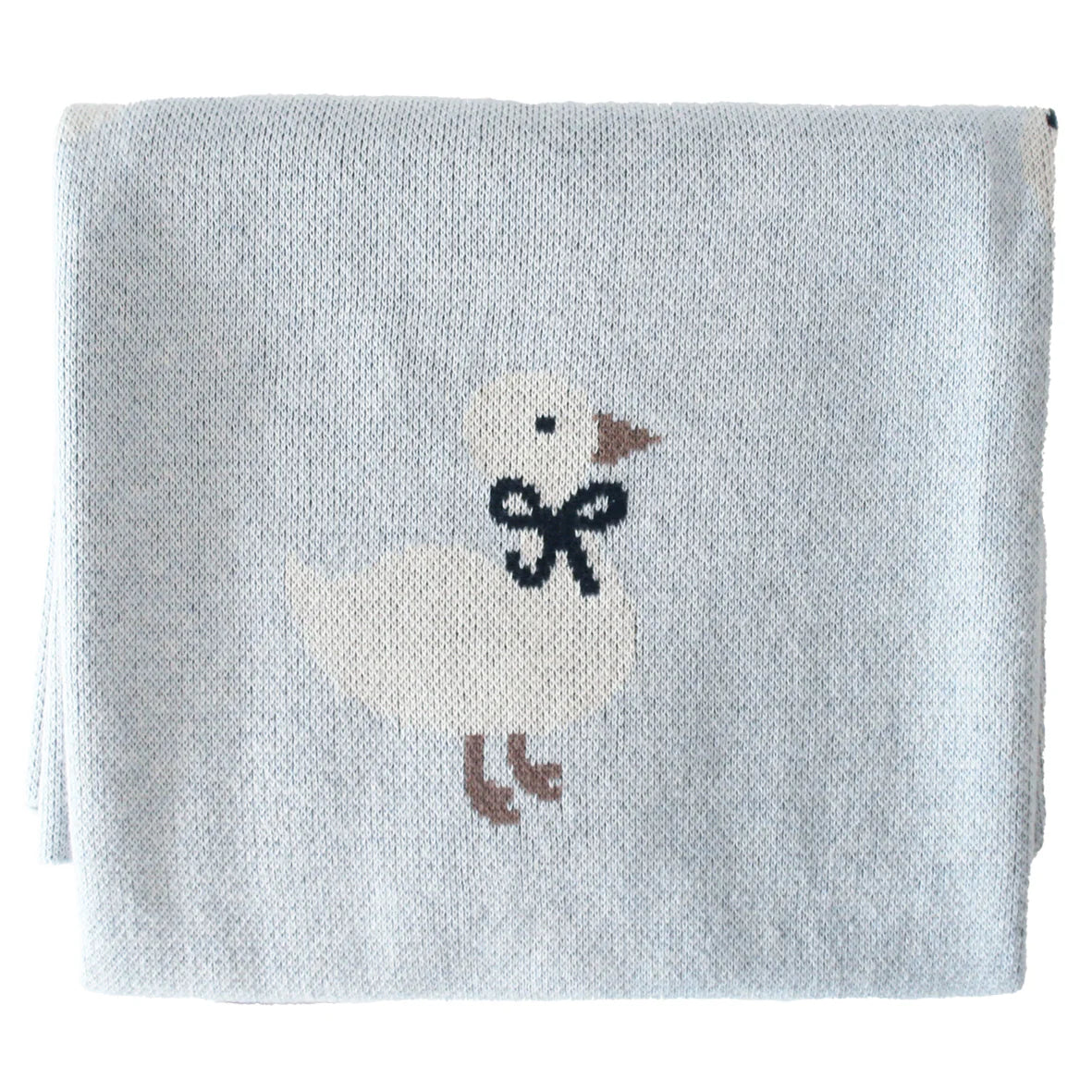 Alimrose Duck Baby Blanket Blue