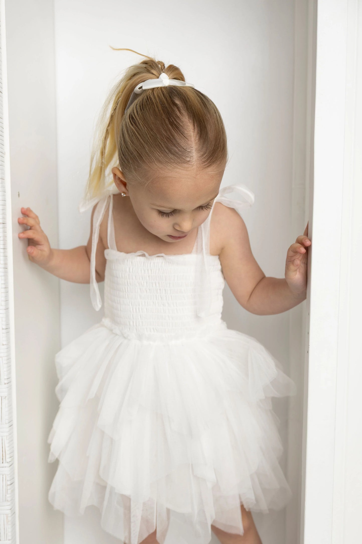 Cracked Soda Talia Tulle Tutu Dress White