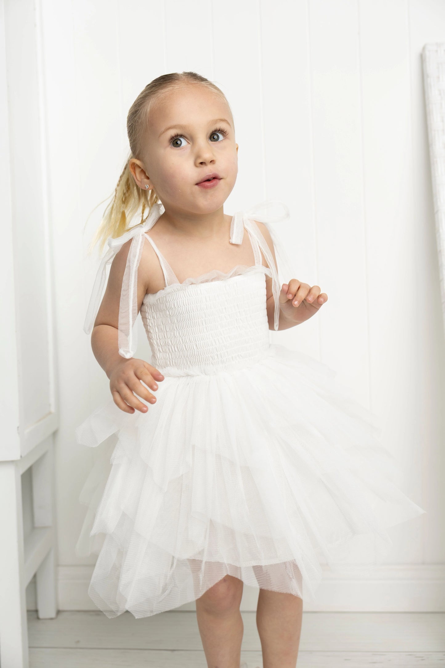 Cracked Soda Talia Tulle Tutu Dress White