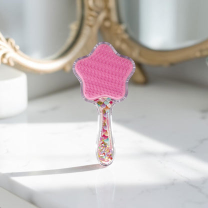 Pink Poppy Enchanted Mermaid  Hair Brush
