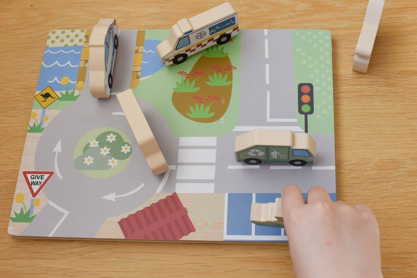 Koala Dream Wooden Chunky Aussie Transport Vehicle Puzzle