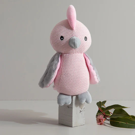 Living Textiles Australiana Knitted Toy Gary the Galah