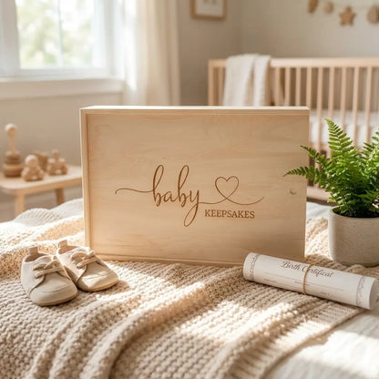 Timber Tinkers Baby Keepsake Box