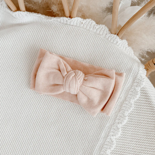 Blossom & Pear Knit Topknot Pink Lemonade