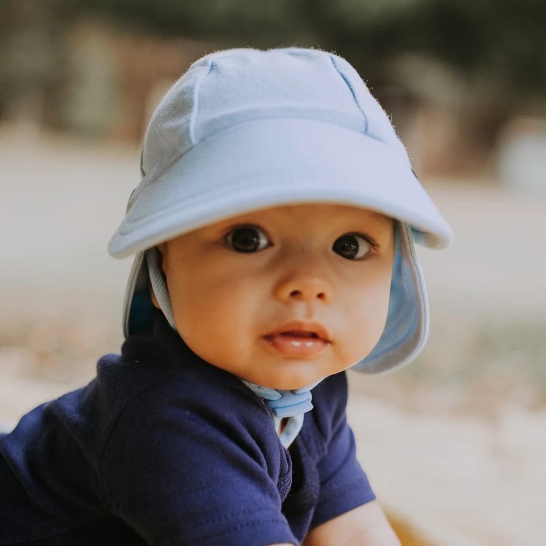 Bedhead Hats Legionnaire Hat with Strap Baby Blue