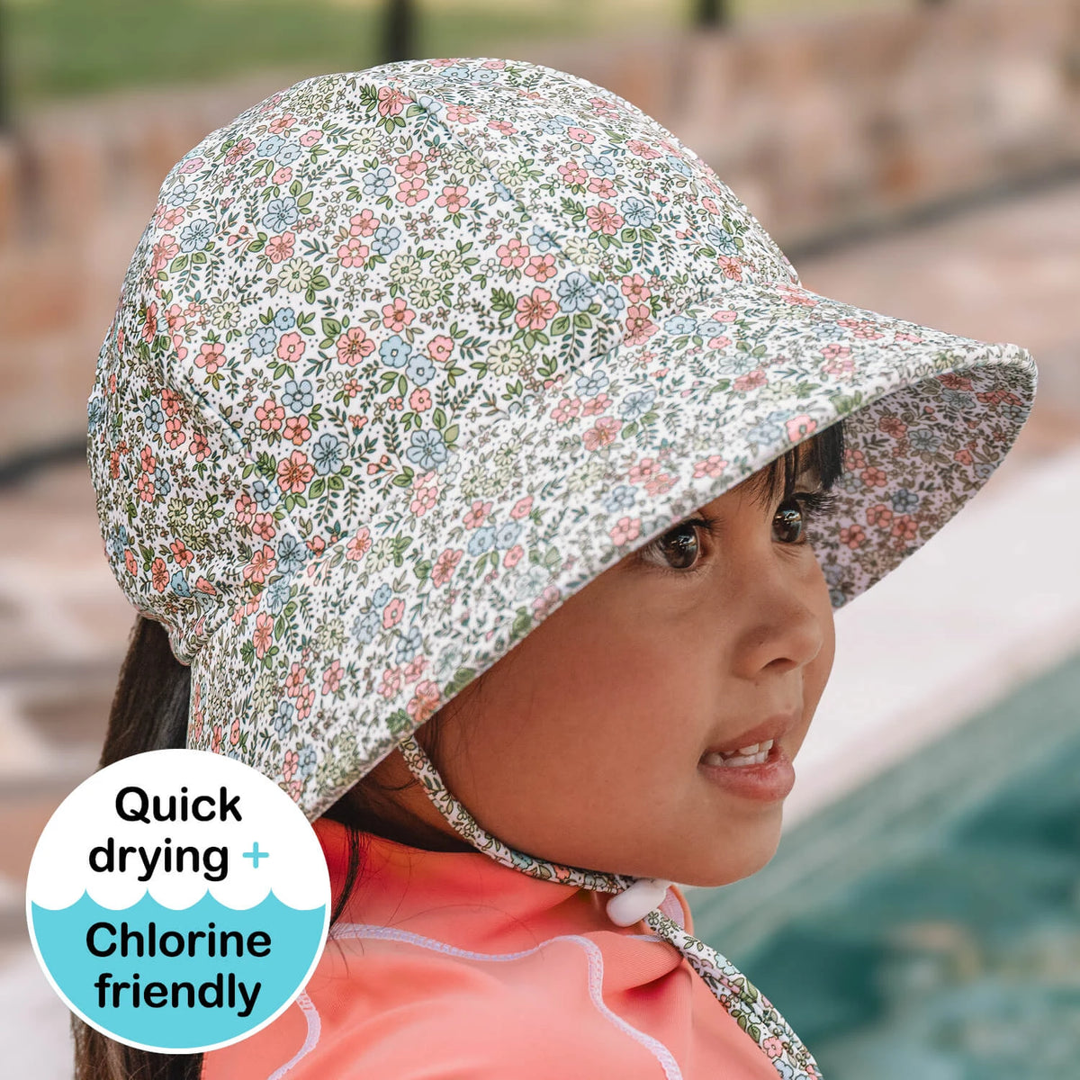 Bedhead Hats Ponytail Swim Bucket Beach Hat Olivia