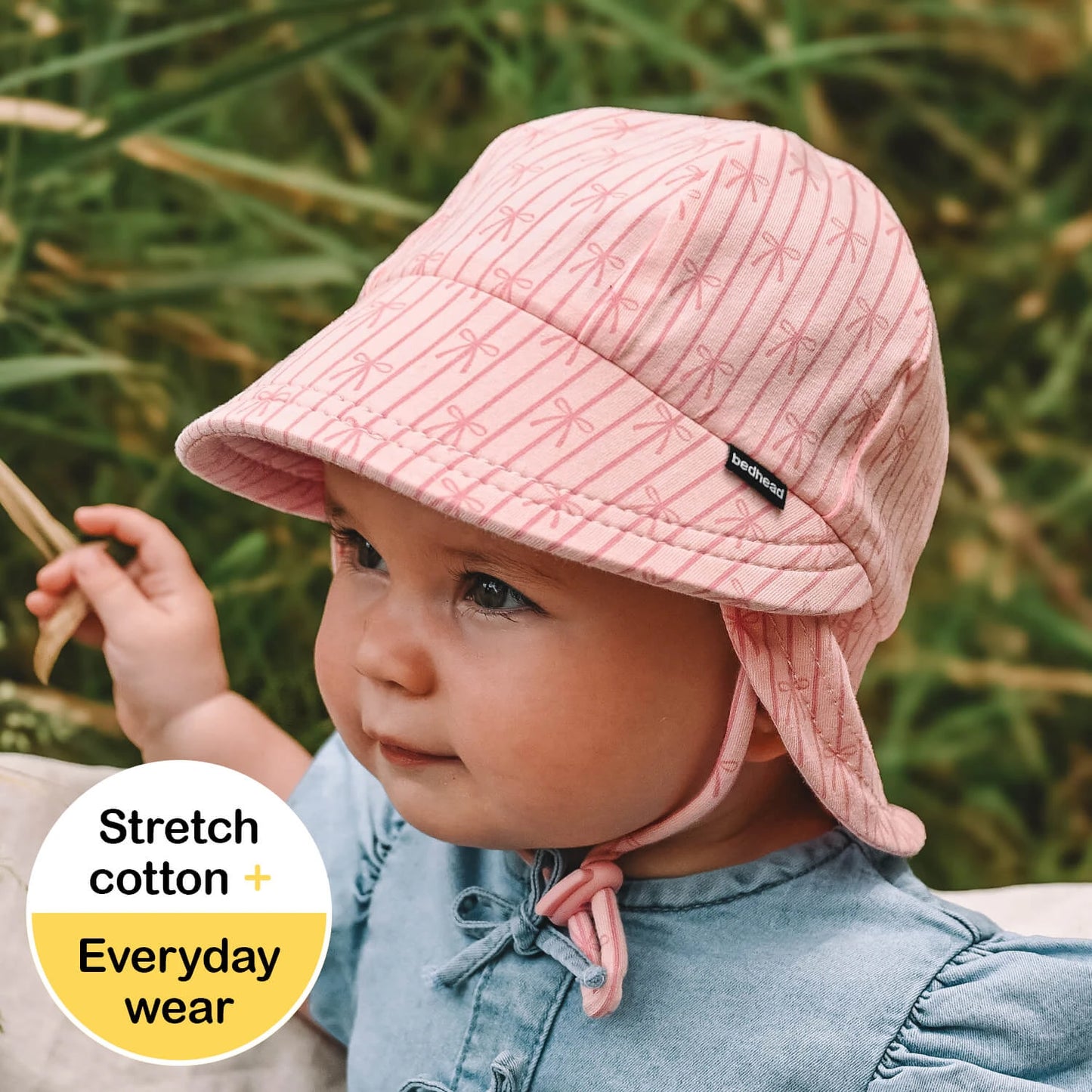 Bedhead Hats Legionnaire Flap Sun Hat Ballerina