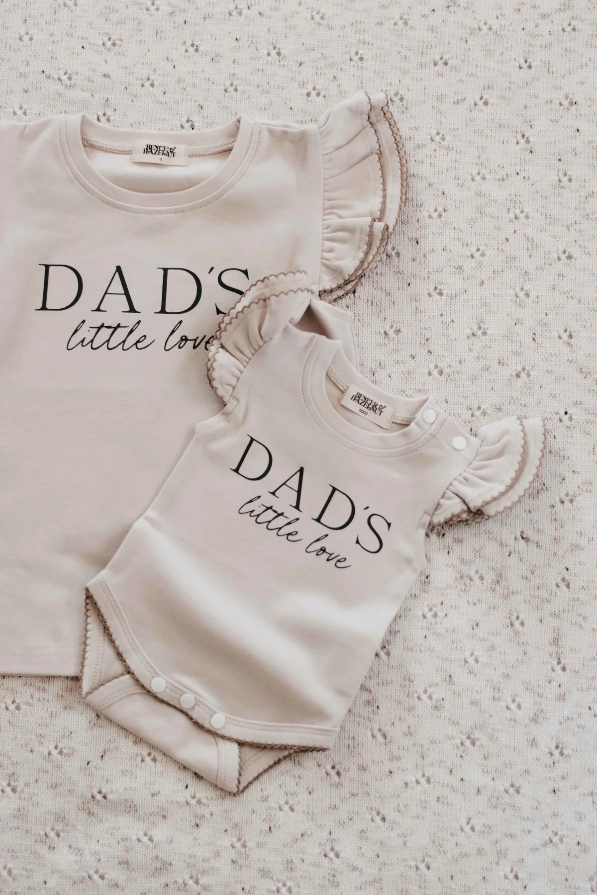 Bencer & Hazelnut Dad’s Little Love Bodysuit/Tee