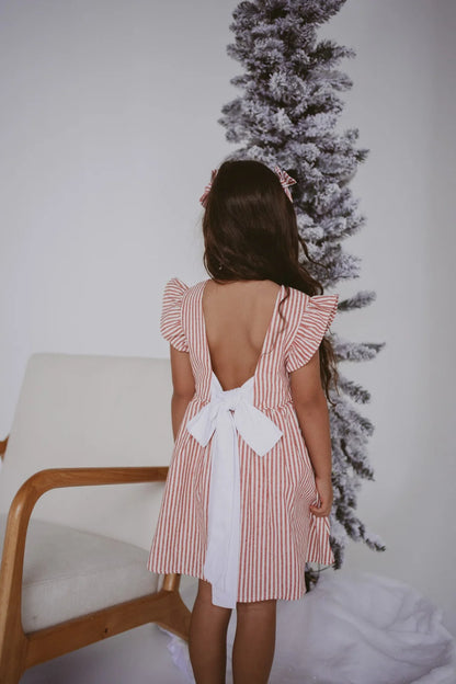 Blossom & Pear Candy Stripe Dress PRE-ORDER
