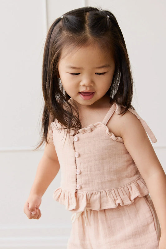 Jamie Kay Muslin Mirabel Top Chalky Pink