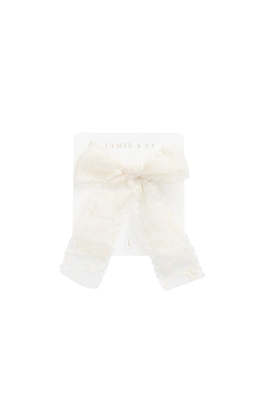 Jamie Kay Violette Lace Bow Star White