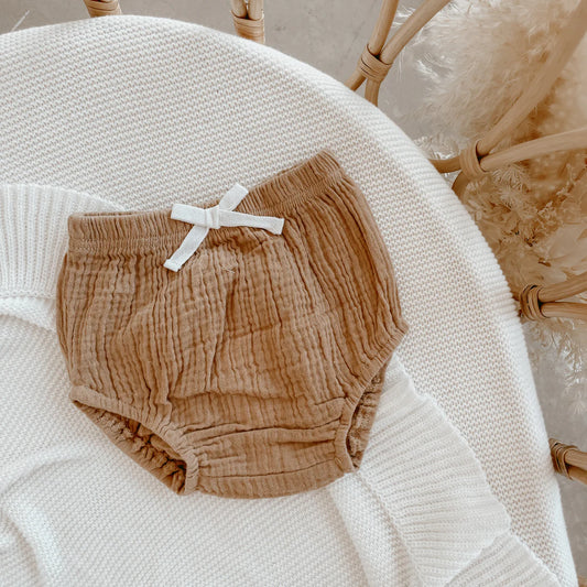 Blossom & Pear Chocolate Muslin Bloomers
