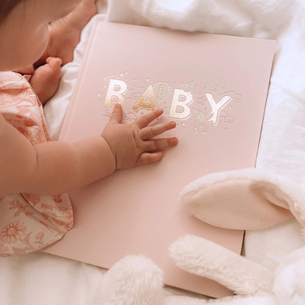 Fox & Follow Baby Book Rose Pink